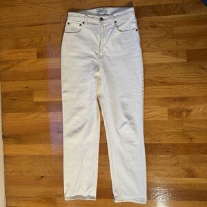 Abercrombie Ankle Straight Ultra High Rise Jeans